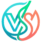 Vibrant Space logo icon — cropped version for headers